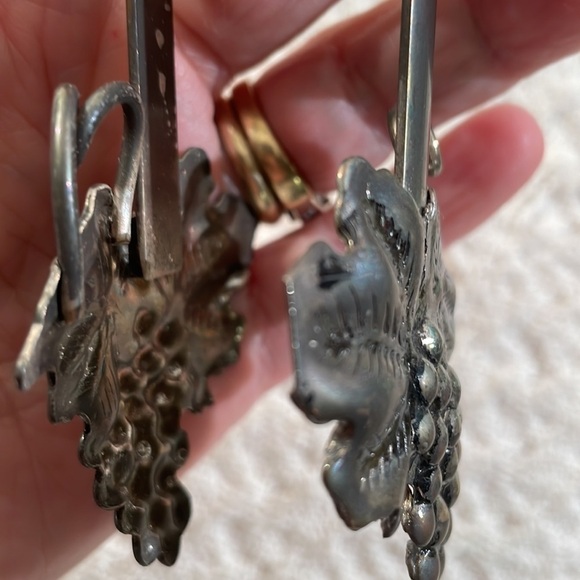 VINTAGE Ice Bucket Studio Silversmith Grape Glass & Silverplate - Picture 6 of 9